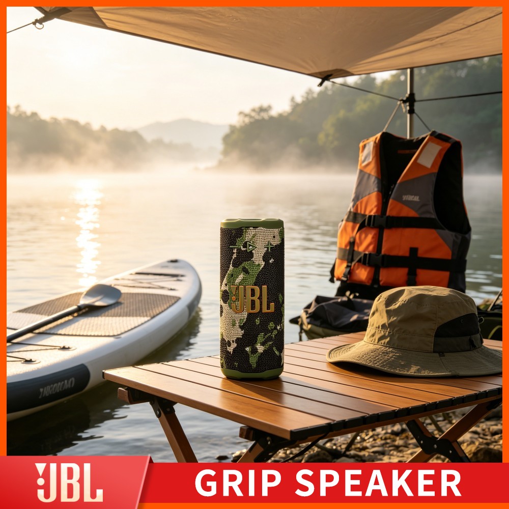 Portable Bluetooth Speaker Waterproof Ipx7 - Caixa de Som JBL GRIP IPX7