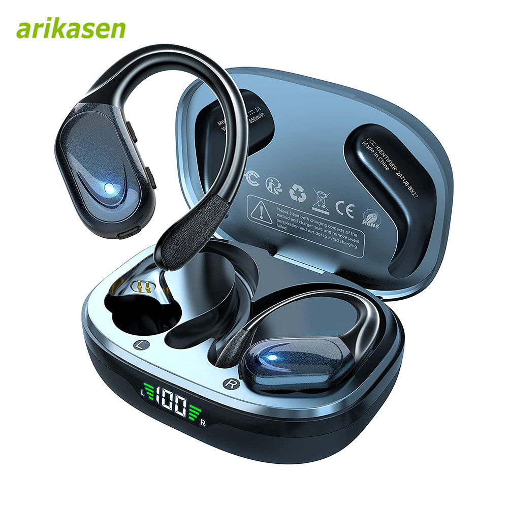 Bone Conduction Running Headphones - Fones de ouvido sem fio esportivos