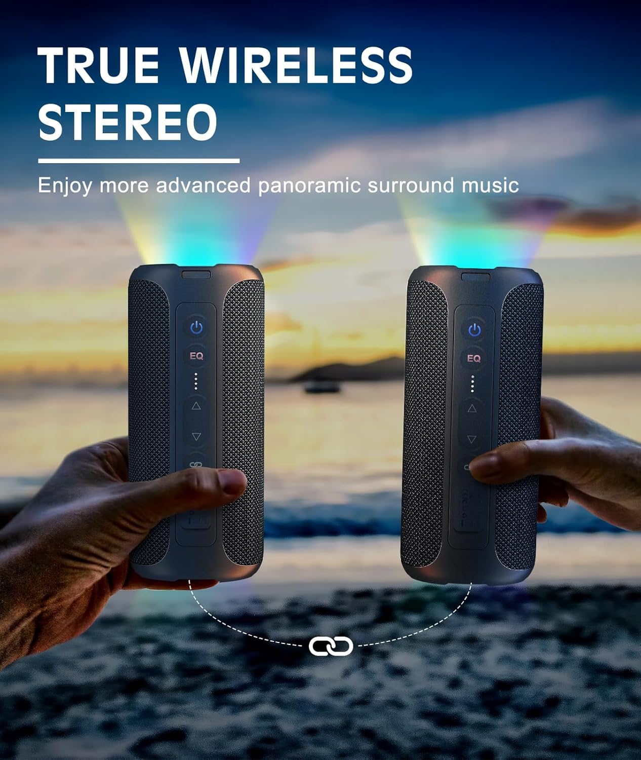 Alto-falante Bluetooth sem fio - Portable Bluetooth Speaker Waterproof Ipx7 avaliação e preço