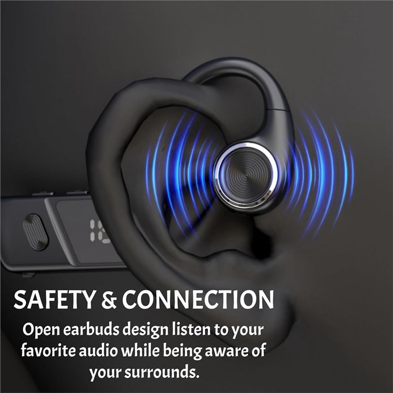 Fones de ouvido de condução ós - Bone Conduction Running Headphones avaliação e preço