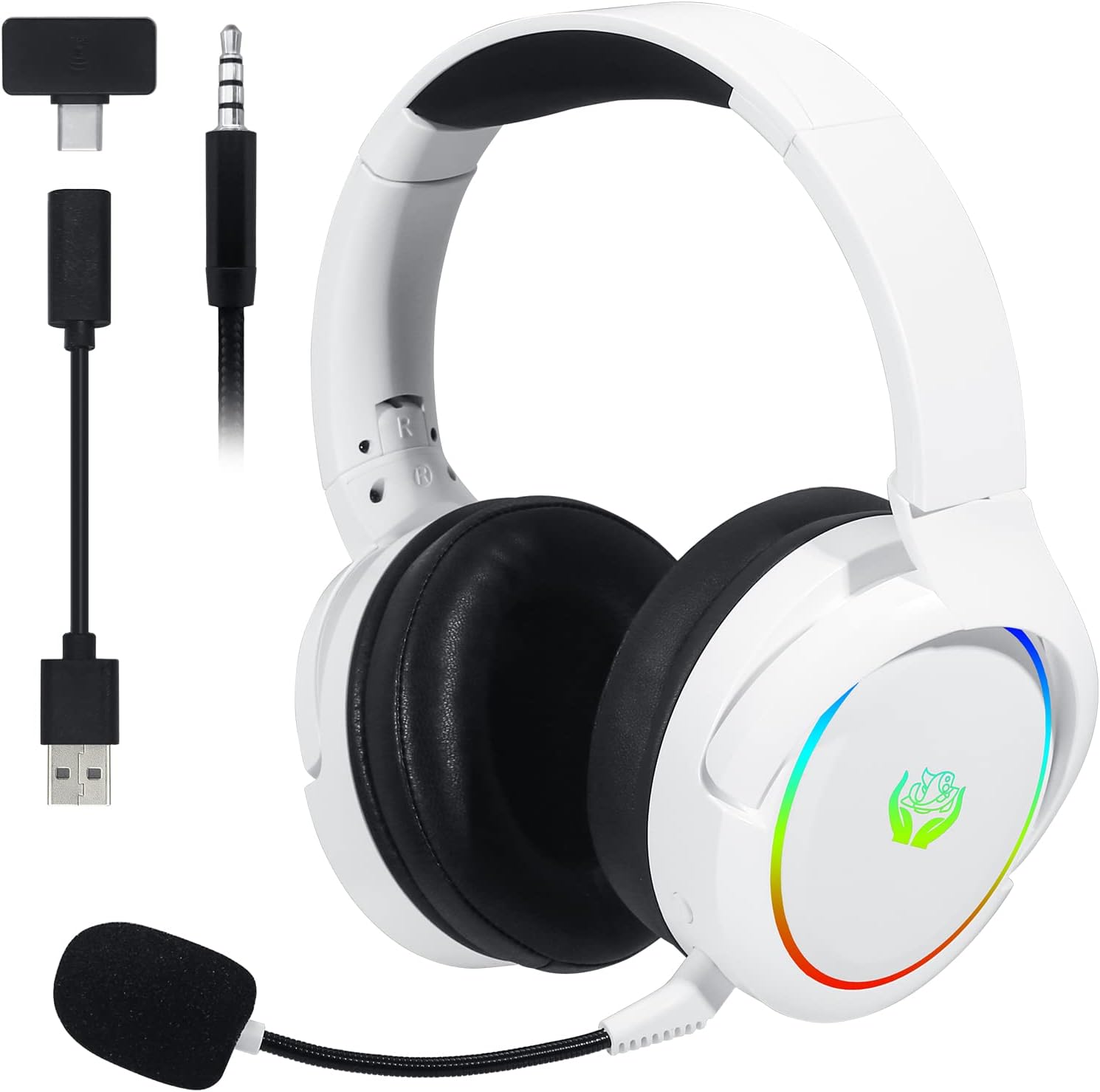 Fone de ouvido para jogos sem  - Gaming Headset With Mic Rgb avaliação e preço