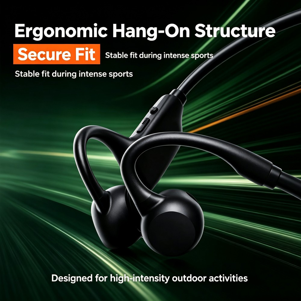 Fones de Ouvido Esportivos KEB - Open Ear Air Conduction Headphones avaliação e preço
