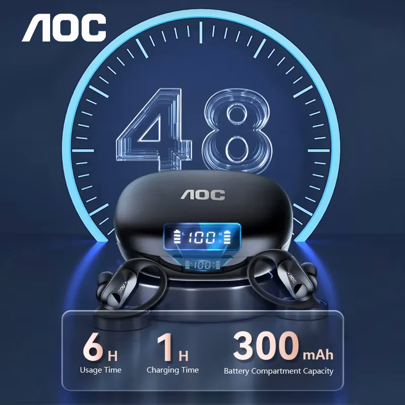 Fone de Ouvido Esportivo AOC S - Headphones avaliação e preço