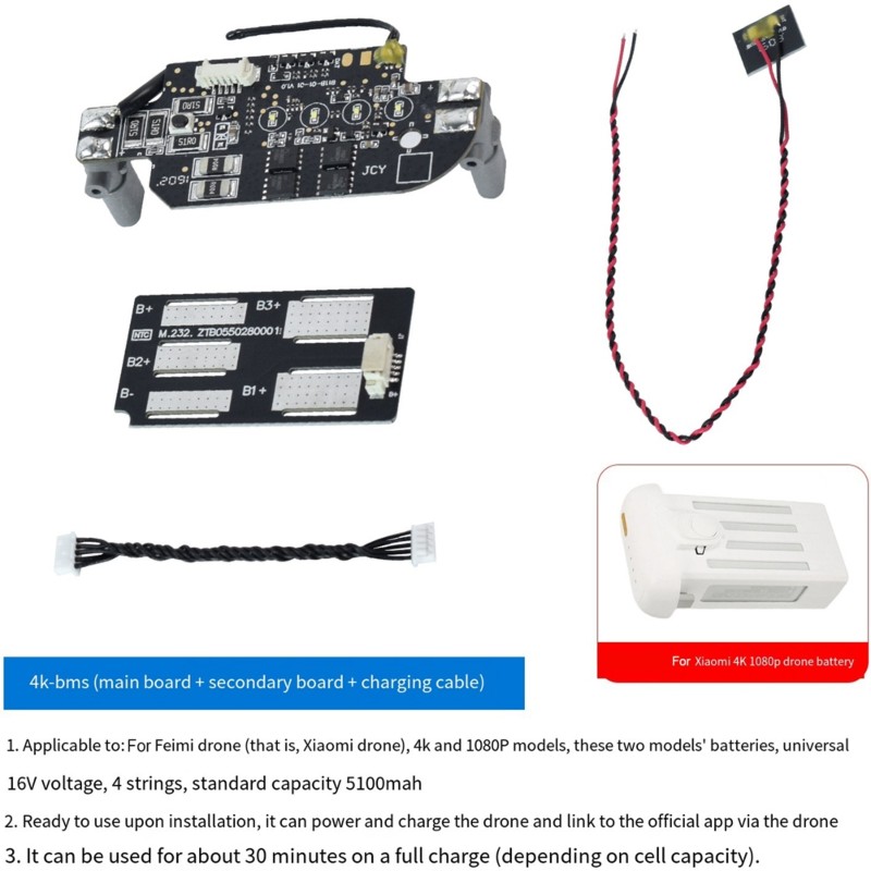 B04B-Placa de Proteção BMS par - Drones avaliação e preço