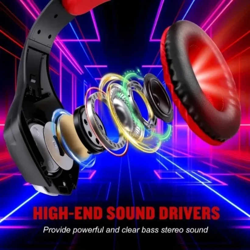 Fones de Ouvido para Jogos LED - Gaming Headset With Mic Rgb avaliação e preço